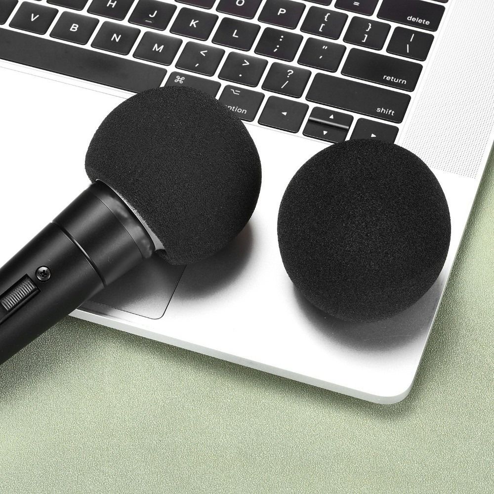 Microphone Capsule - Vervangende microfoon windkap van gevlokte spons,