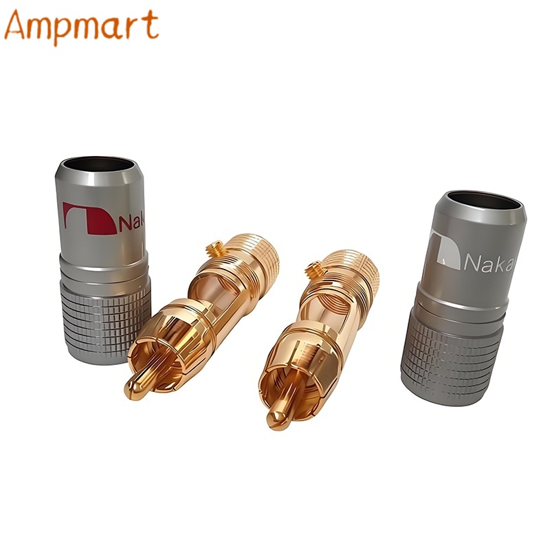 Audio Cable Rca - High-end zuiver koper verguld soldeerloze RCA-stekker