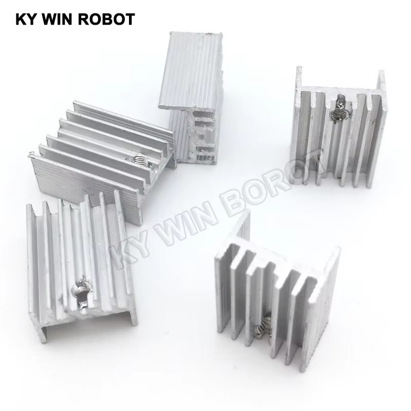 Heatsink Aluminum - 10 stks Aluminium TO-220 Heatsink NAAR