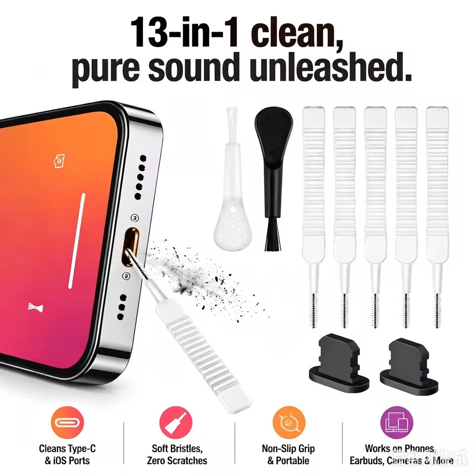 Reinigingsset voor oplaadpoort - Speaker Kit recensie en prijs