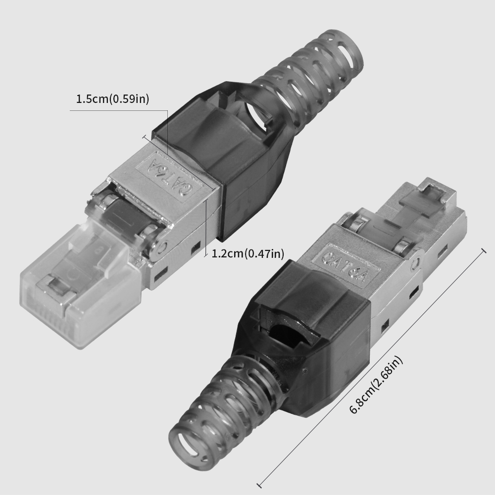 Cat6A/Cat6 afgeschermde RJ45-s - Rj45 Jack recensie en prijs
