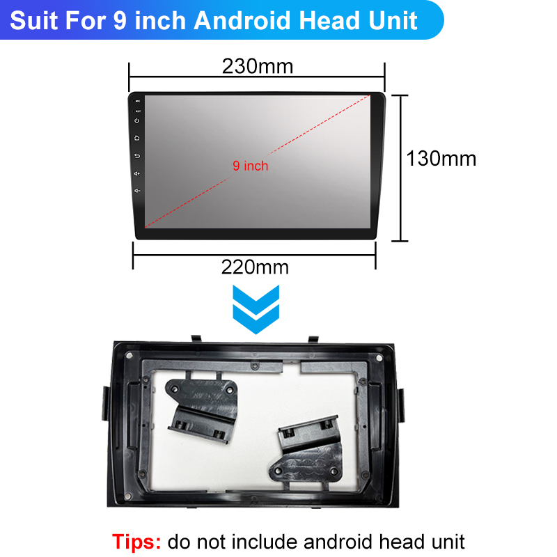 9 inch Android autoradio fasci - Audio Cable Rca recensie en prijs